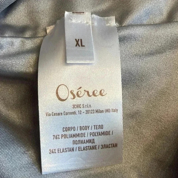 Oseree Glow Asymmetrical One Shoulder Swimsuit - Picture 7 of 7